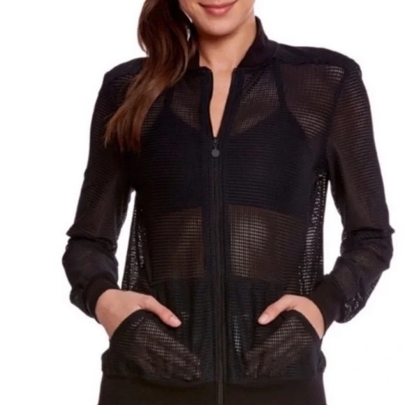 Beyond Yoga So Bomber Mesh Jacket, Medium - Picture 1 of 9